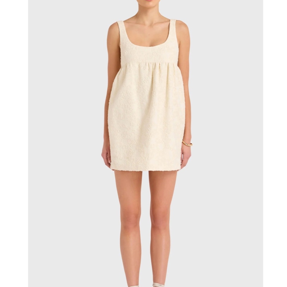 Amanda Uprichard Yellow Bello Mini Dress